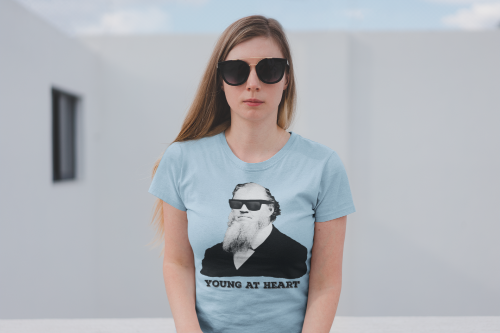 Brigham Young at Heart Women's Mockup Funny LDS Shirt